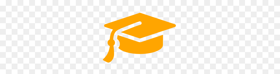Orange Graduation Cap Icon, People, Person, Animal, Fish Free Transparent Png
