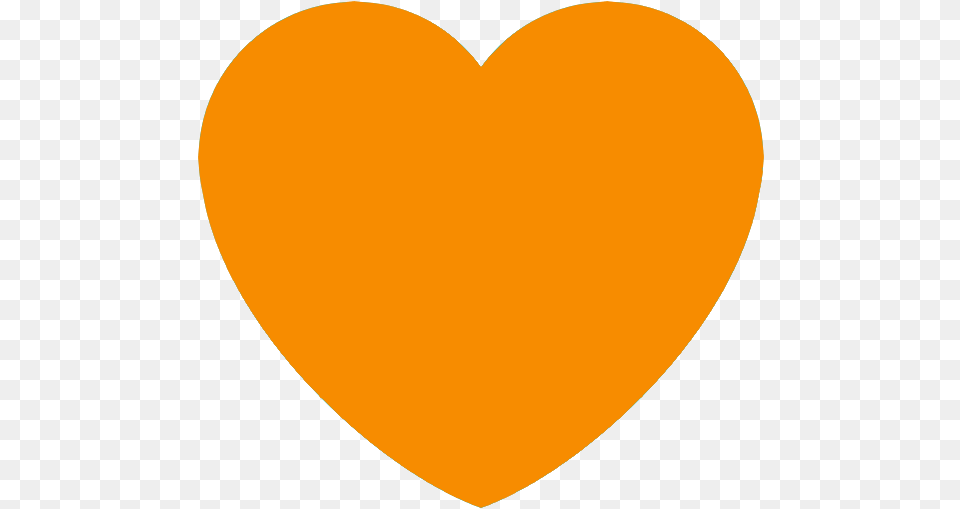 Orange Heart Transparent Clip Art Orange Heart, Astronomy, Moon, Nature, Night Free Png Download
