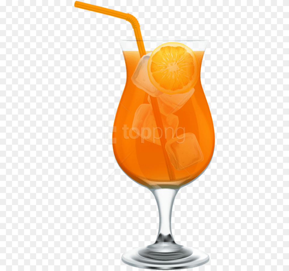 Orange Juice Cocktail Transparent Red Lagoon Cocktail, Beverage, Produce, Plant, Orange Juice Free Png