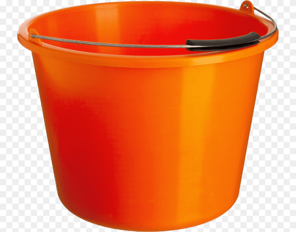 Free Orange Plastic Bucket Transparent Bucket Png Image