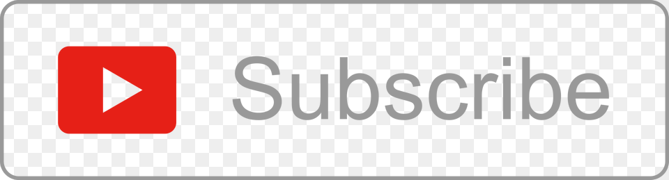 Free Outline Youtube Subscribe Button, Logo, Text Png