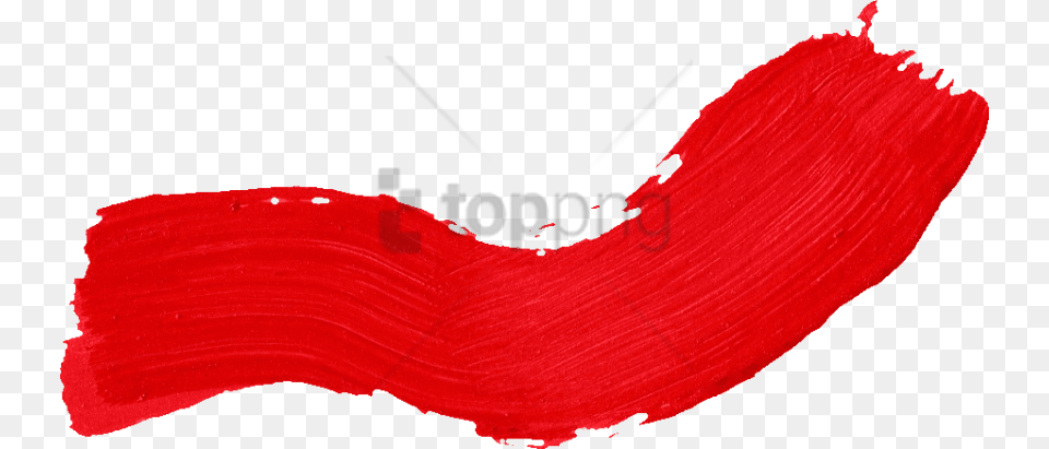 Paint Brush Stroke Clip Art Image With Red Paint Line, Cosmetics, Lipstick, Dynamite, Weapon Free Transparent Png