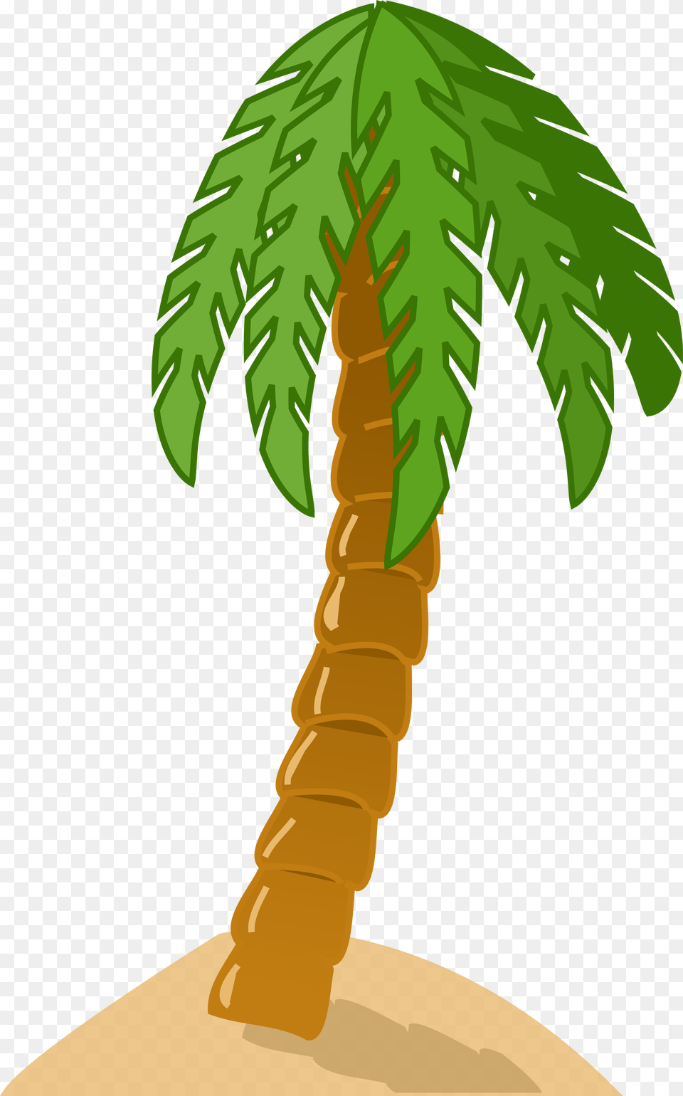 Palm Tree On Sand Clipart Clipart And Vector Image Palm Tree Clip Art, Palm Tree, Plant Free Png
