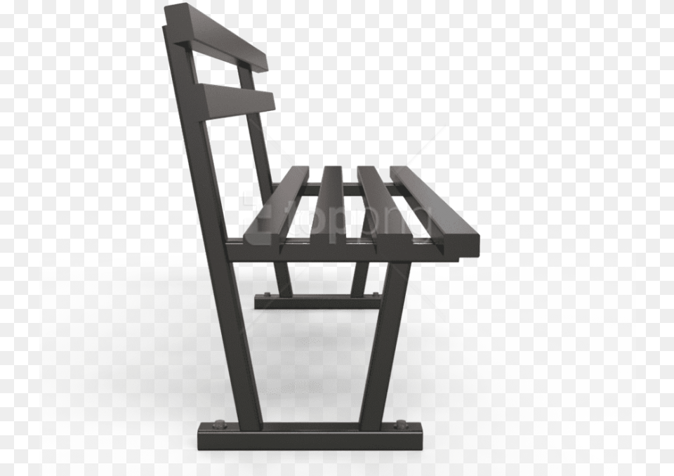 Free Park Bench With Transparent Chair, Furniture Png Image