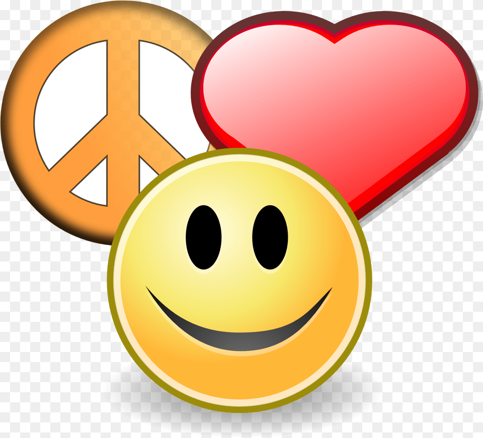 Free Peace Sign Clipart 3 Image Peace Love And Kindness, Gold Png