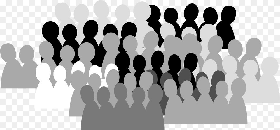 Person Clipart Transparent Background Animated Crowd Of People, Chess, Game, Audience Free Png Download