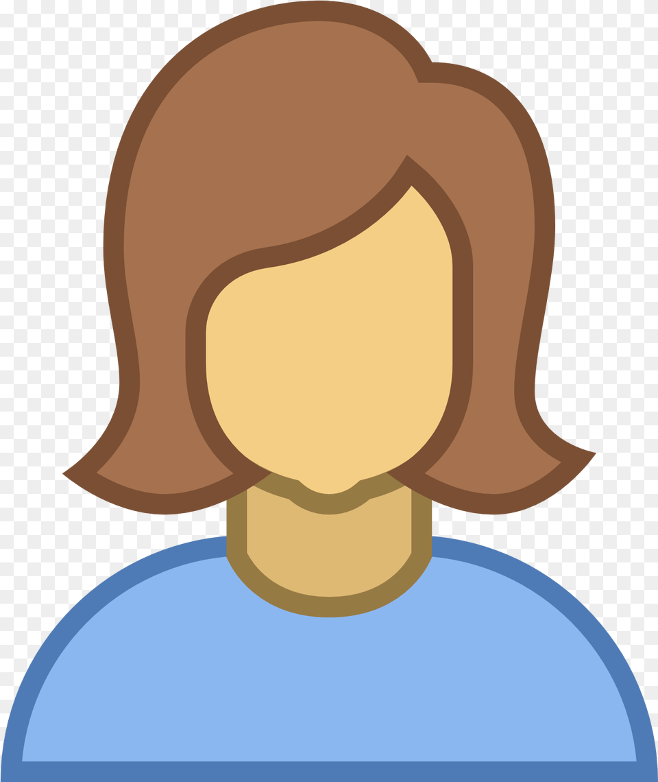 Free Person Icon Transparent Female Icon, Head, Face, Baby, Body Part Png