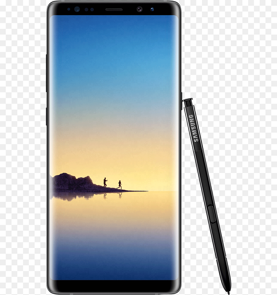 Phone Samsung Galaxy Note8 Black Mobile Phone, Electronics, Mobile Phone, Computer, Person Free Transparent Png