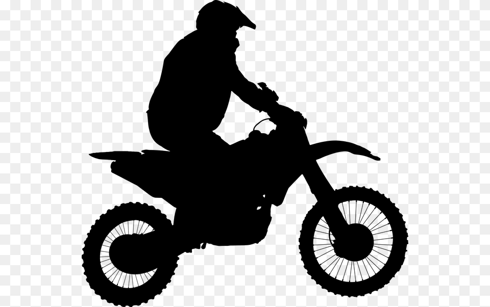 Photo Athlete Motocross Bike Man Male Boy Bicycle, Gray Free Png