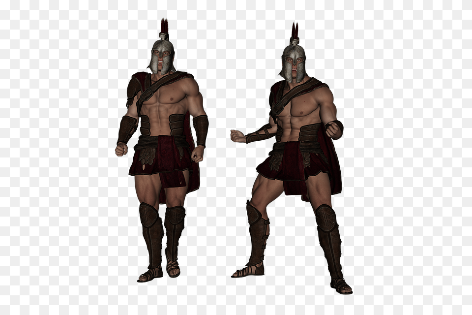 Photo Fantasy Warrior Greek Roman Soldier Centurion, Adult, Man, Male, Person Free Transparent Png