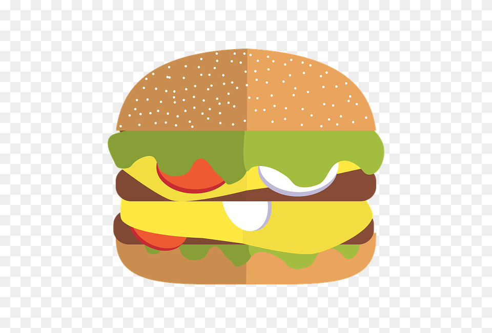 Photo Food Fastfood Restaurant Cheeseburger Hamburger, Burger Free Transparent Png