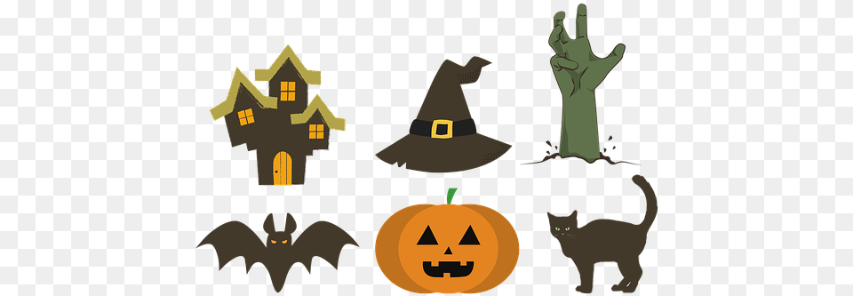 Free Photo Icons Halloween Symbols Haunted House Max Pixel Haunted Symbols, Clothing, Hat, Festival, Bulldozer Png
