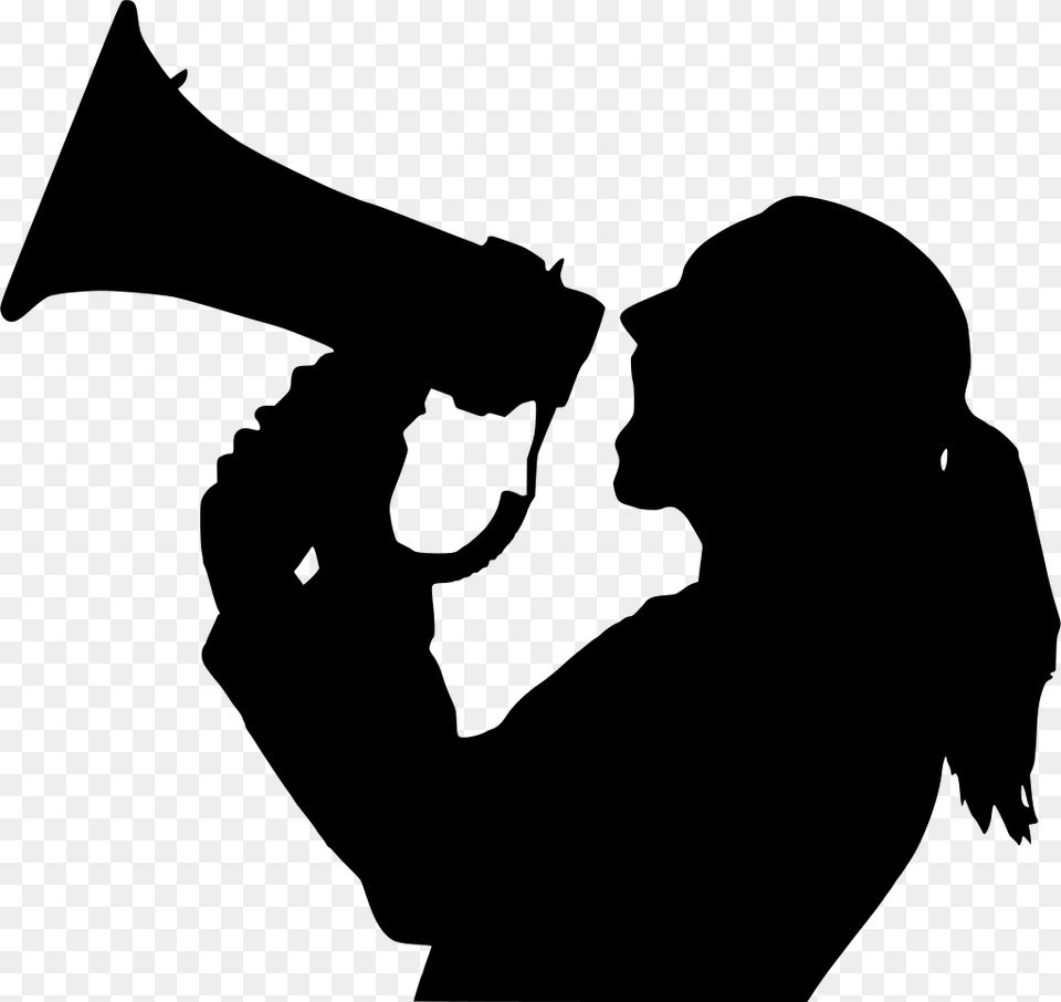 Free Photo Justice Scales Scale Balance Silhouette Woman Megaphone Silhouette, Gray Png