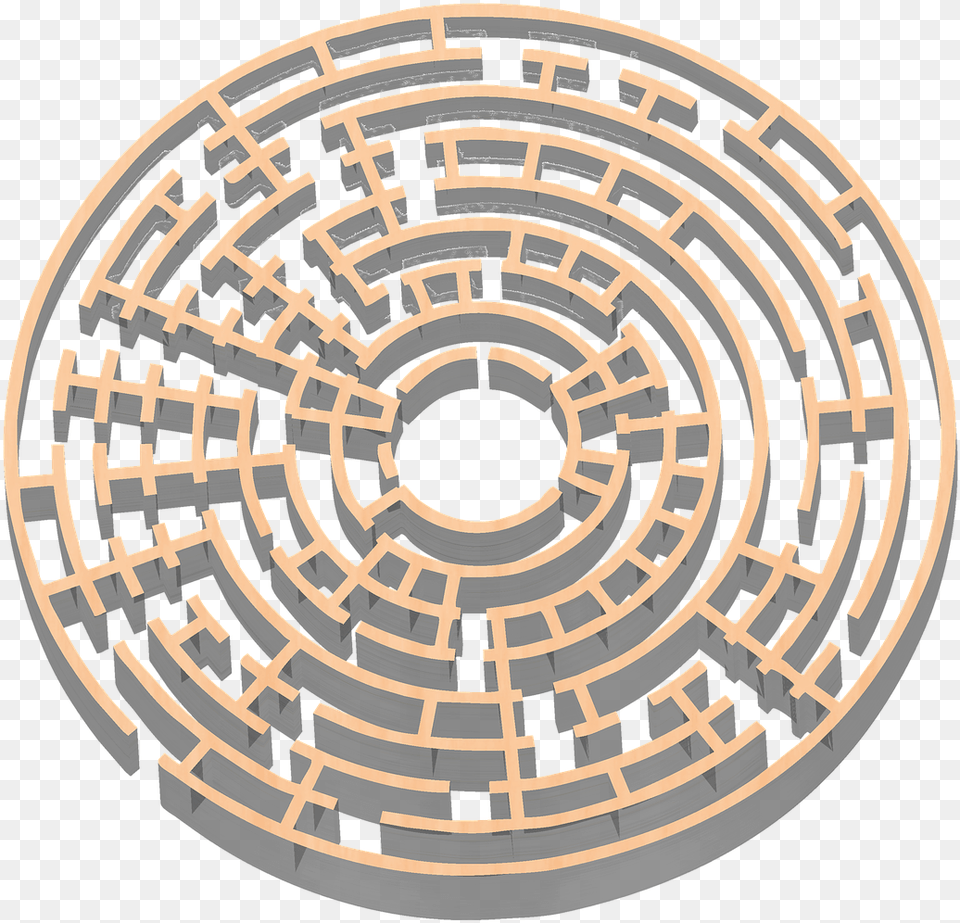 Free Photo Maze 3d Gold Circle Max Pixel Portable Network Graphics Png