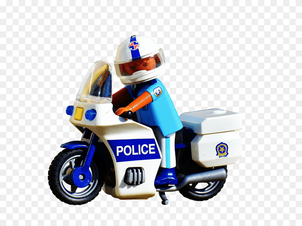 Free Photo Police Cop Two Wheeled Vehicle Motorcycle Control, Helmet, Wheel, Transportation, Toy Png