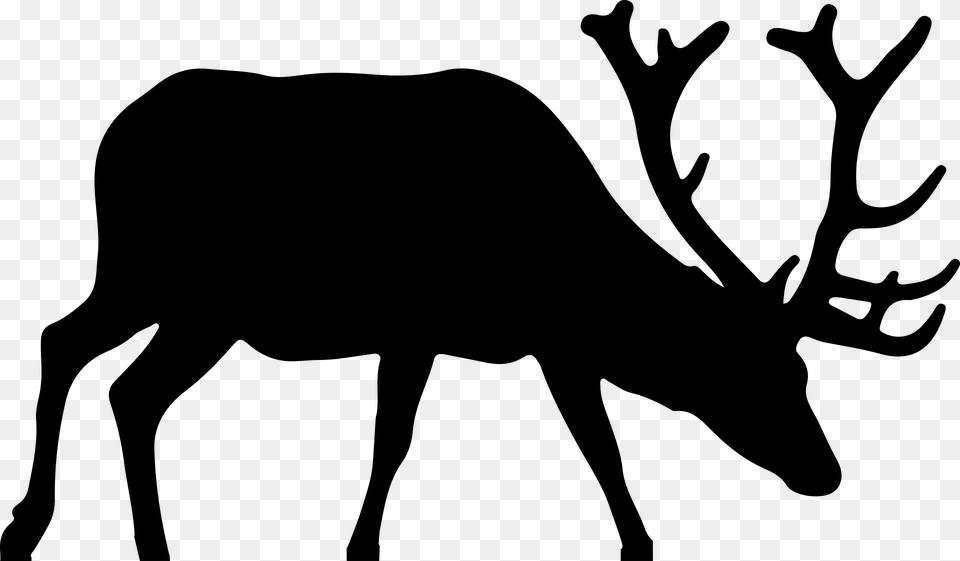 Free Photo Silhouette Deer Elk Antlers Animal Elk Silhouette Transparent, Gray Png
