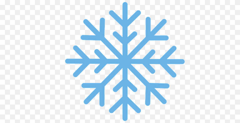 Photo Snow Snowflake Blue Christmas Winter Flake Cold, Nature, Outdoors, Cross, Symbol Free Png Download