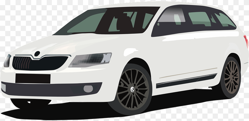 Photo Vector Machine Car Octavia Auto Max Vector Car Skoda Octavia, Sedan, Transportation, Vehicle, Wheel Free Png Download