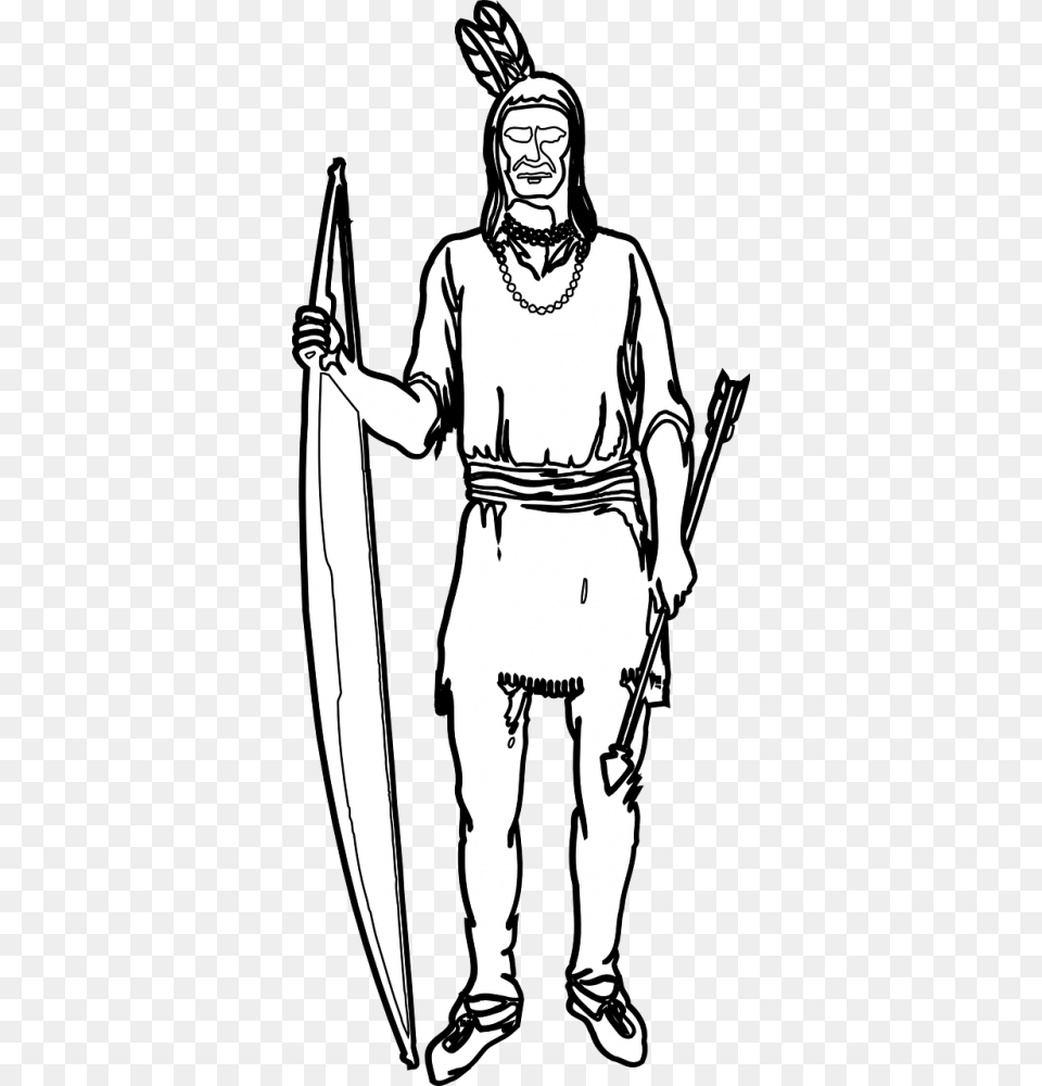 Photos Indian With Bow And Arrow Search Download, Adult, Person, Man, Male Free Transparent Png