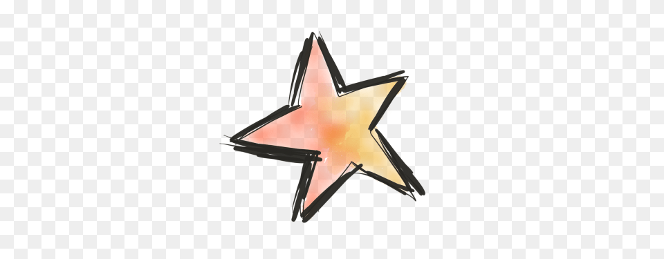 Photos Watercolor Doodle Search Star Symbol, Symbol Free Png Download
