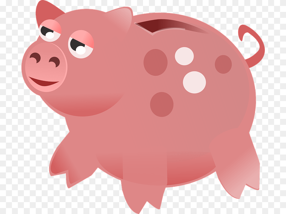 Free Piggy Bank The Clipart, Piggy Bank, Animal, Fish, Sea Life Png Image