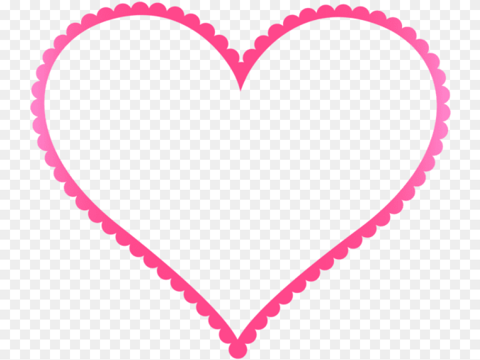 Free Pink Heart Border Frame Images Transparent Pink Heart Border Clipart Png Image