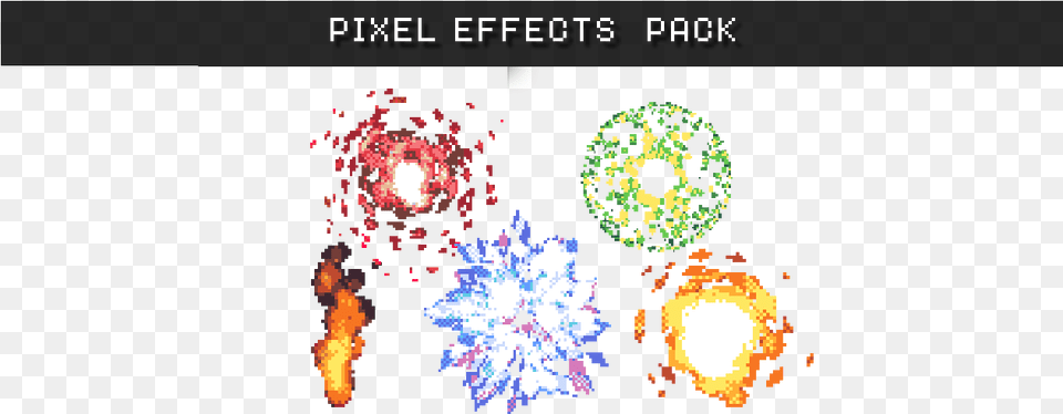 Free Pixel Effects Pack Circle, Fireworks, Flare, Light, Person Png
