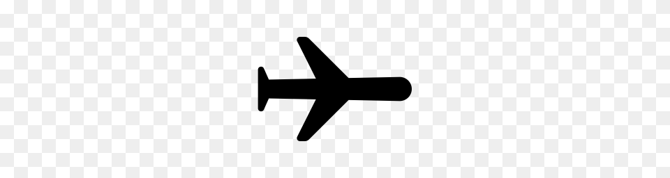 Plane Icon Download Formats, Gray Free Transparent Png