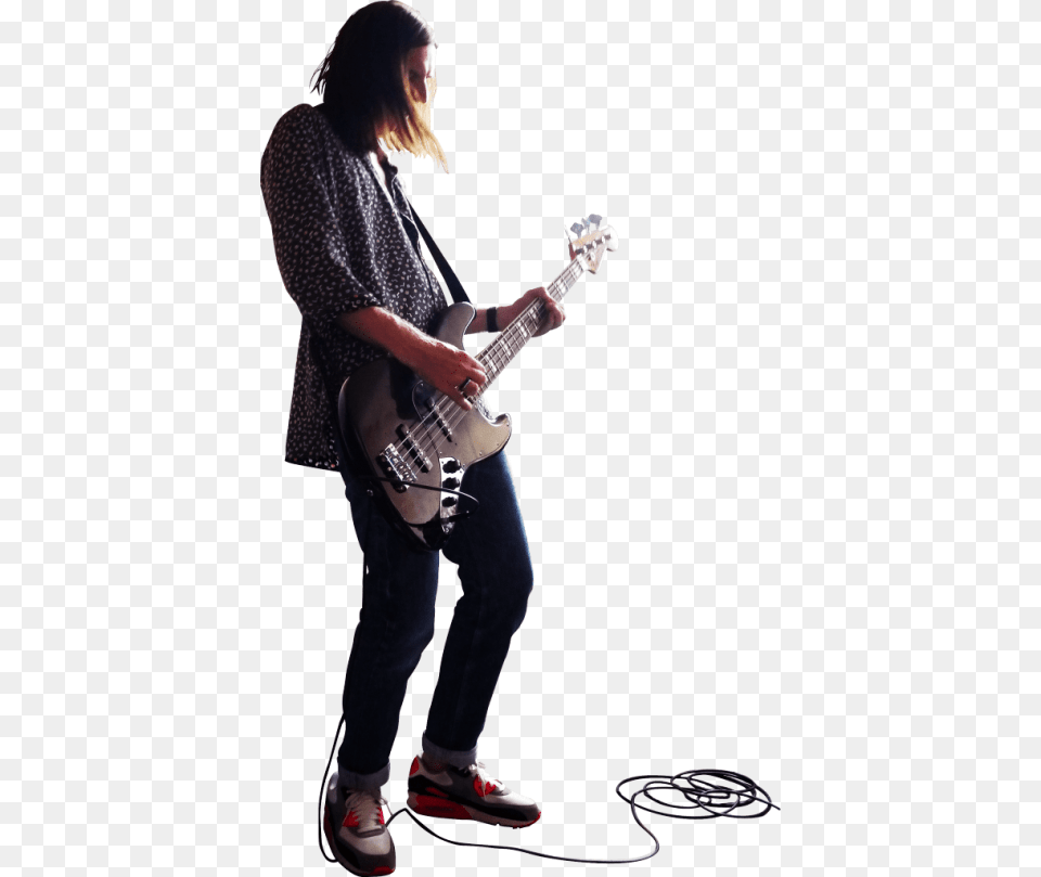 Playing Bass People Playing Music, Musical Instrument, Guitar, Adult, Person Free Transparent Png
