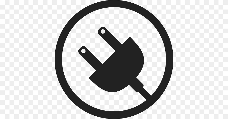Plug Icon Insta Story Black Background, Adapter, Electronics Free Png Download