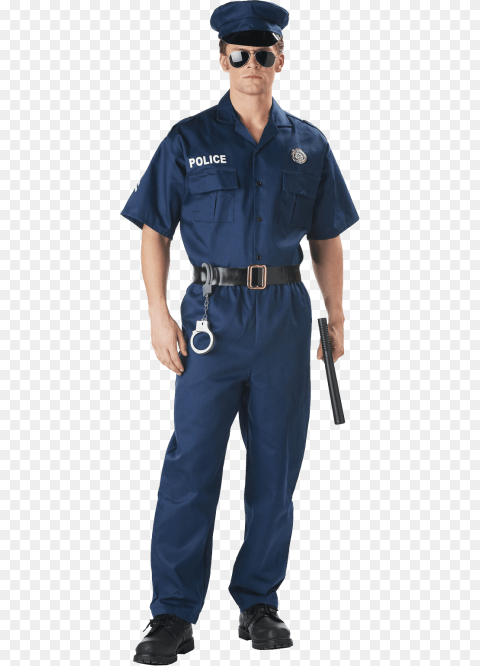 Policeman Images Transparent Adult Police Officer Costume Navy Blue S, Accessories, Belt, Male, Man Free Png Download