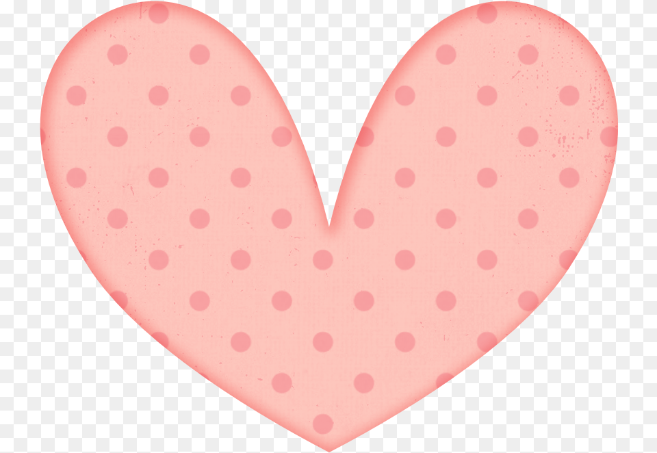 Polka Dot Heart Digital Clipart Karen Cookie Jar Heart With Polka Dots, Pattern Free Png Download