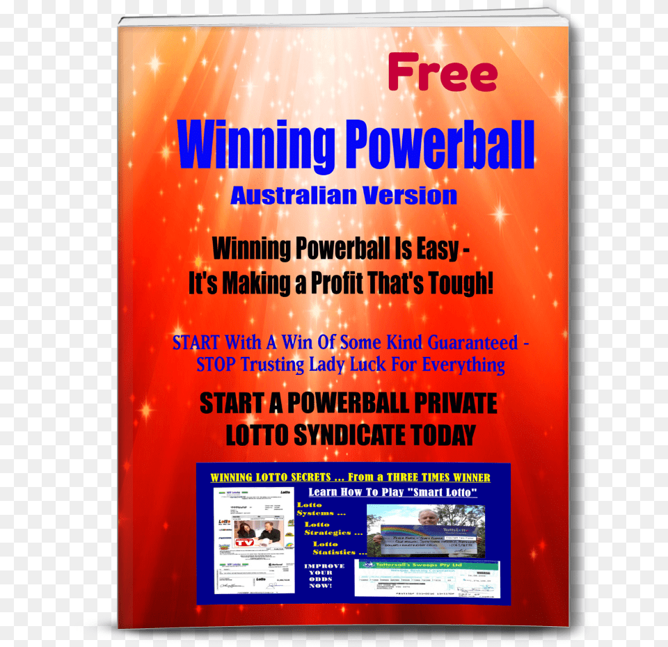 Free Powerball Report For Powerball Australia Poster, Advertisement, Person Png