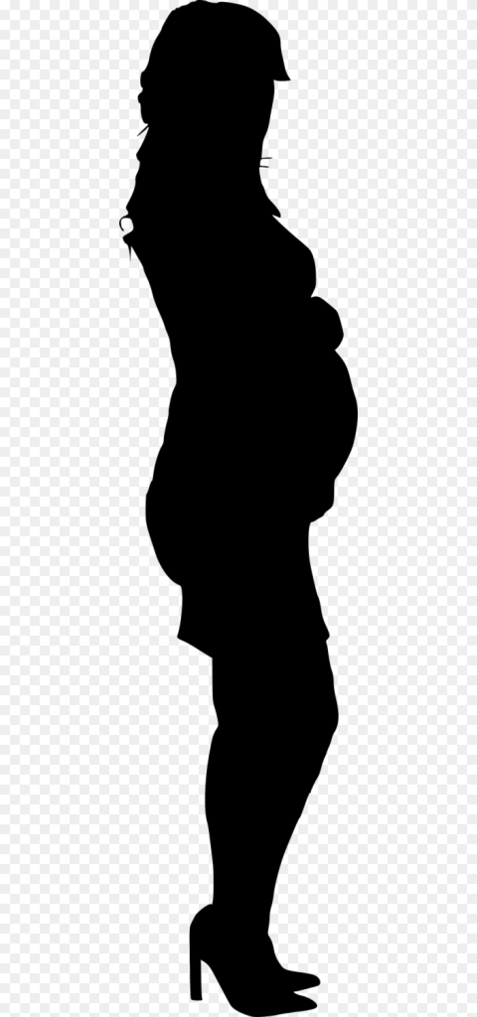 Pregnant Woman Silhouette Transparent Pregnant Woman Silhouette Transparent, Adult, Male, Man, Person Free Png Download