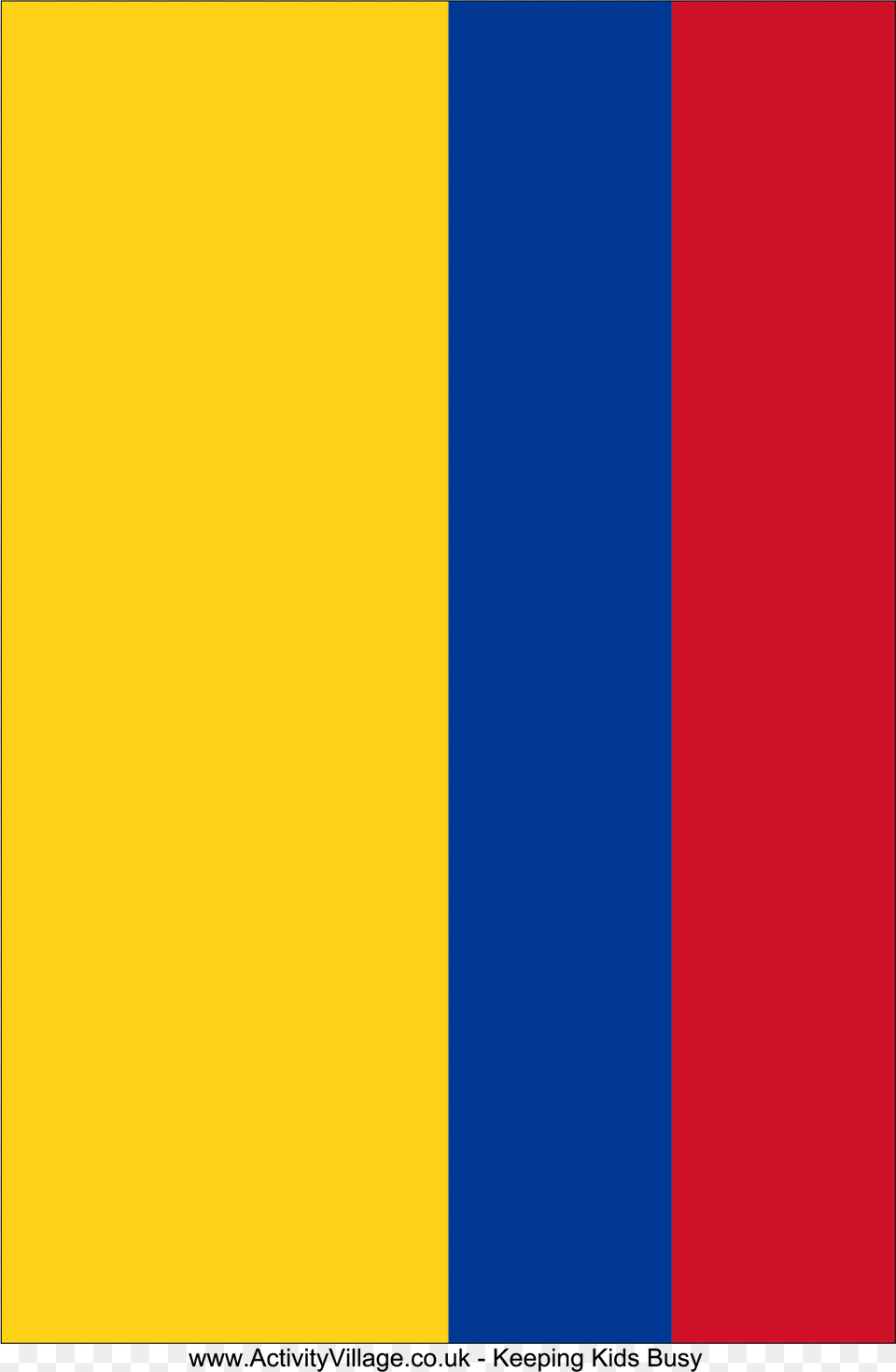 Free Printable Colombia Flag Imagen Bandera De Colombia Para Imprimir Png Image