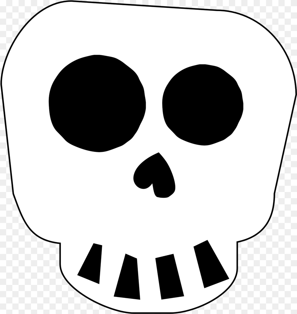 Printable Halloween Skull Decoration Banner Halloween Skulls Printable, Stencil Free Png Download