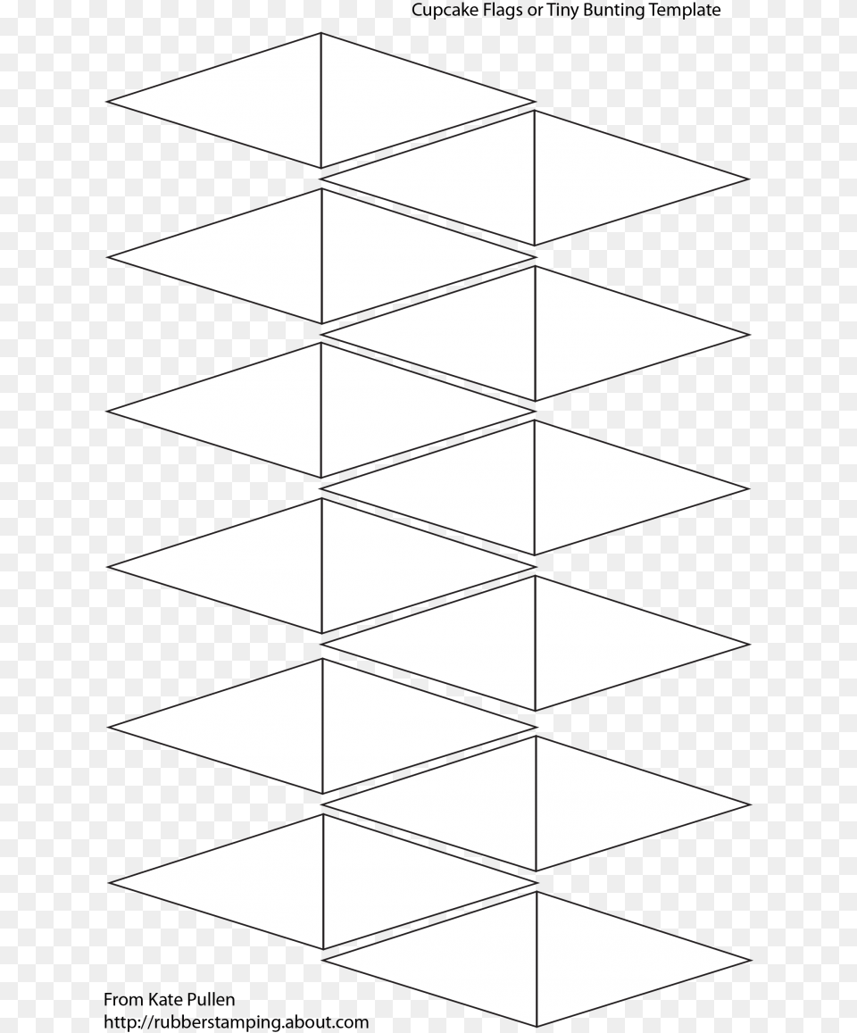 Free Printable Printable Toothpick Flag Template, Home Decor, Triangle Png Image