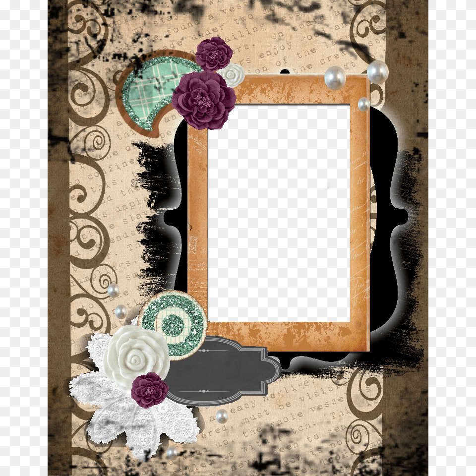 Free Printable Scrapbook Layouts Free Printable Scrapbook Templates, Art, Collage, Flower, Plant Png Image