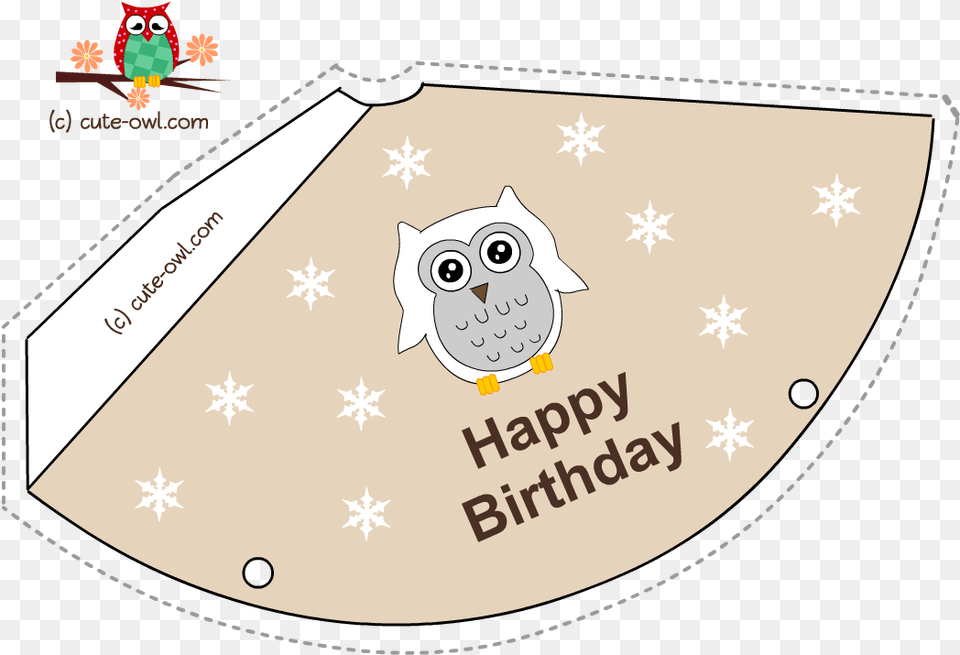 Free Printable Snowy Owl Birthday Party Hats Party Hat, Animal, Cat, Mammal, Outdoors Png Image