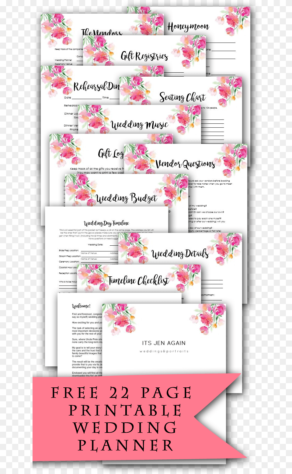 Printable Wedding Planner Floral Design, Advertisement, Poster, Flower, Plant Free Transparent Png