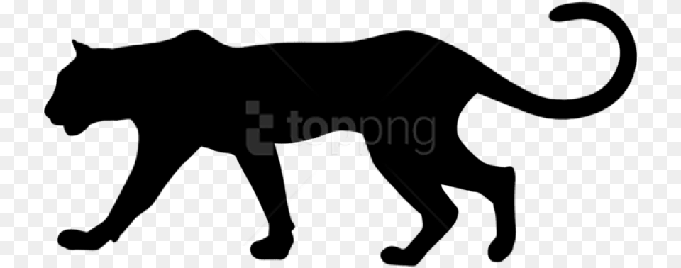 Puma Silhouette Transparent Background Panther Clipart, People, Person, Walking, Nature Free Png Download