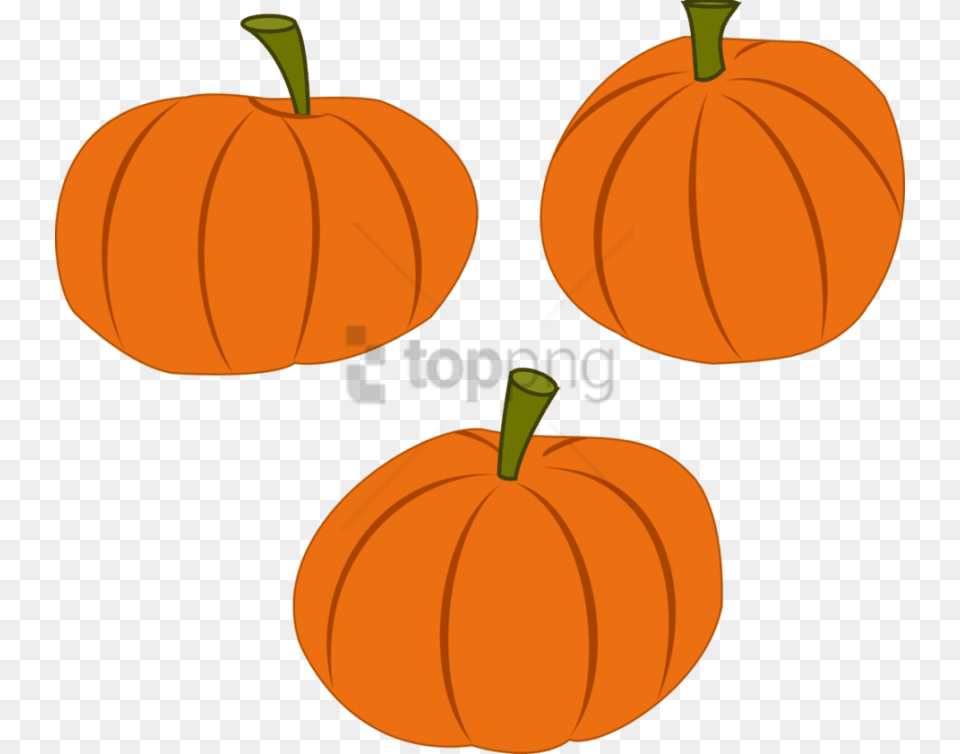 Pumpkin Vector Image With Transparent Vector Pumpkin, Food, Plant, Produce, Vegetable Free Png