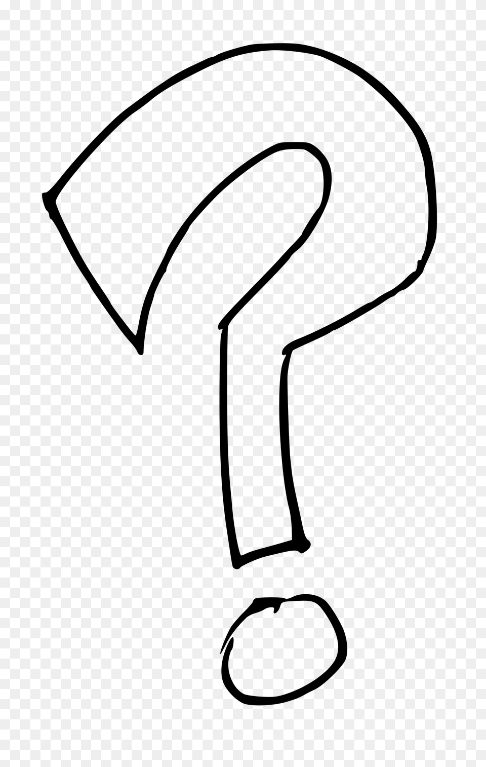 Free Question Mark Clip Art, Gray Png Image
