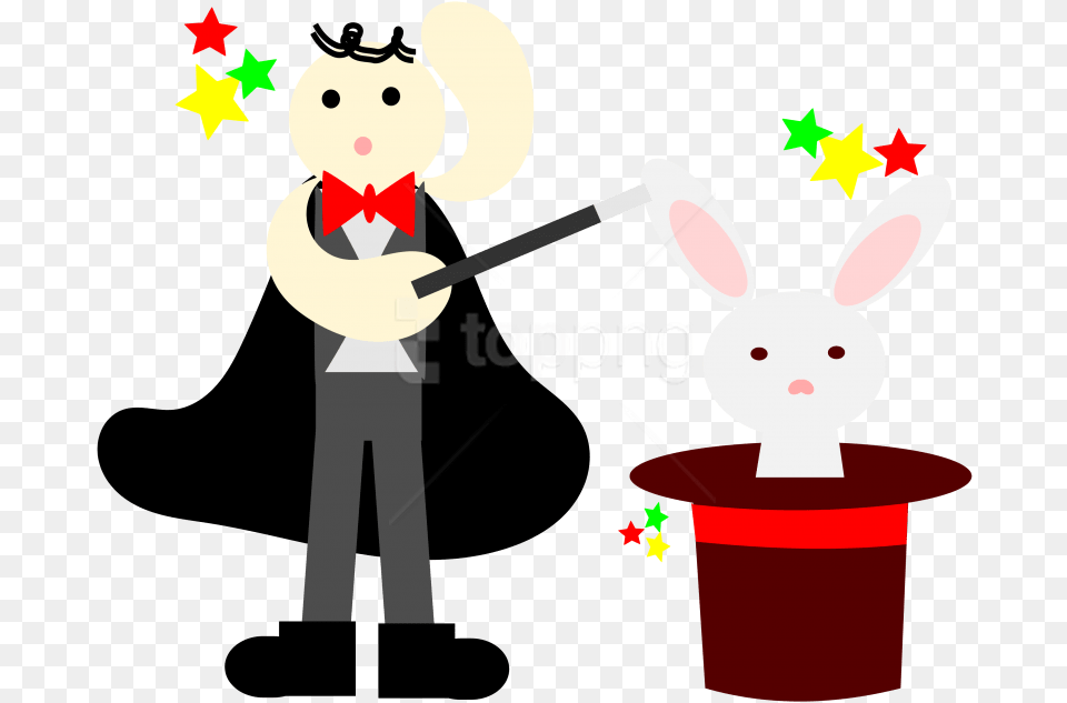 Free Rabbit Hat Free Rabbit Hat Clipart, Magician, Performer, Person, Nature Png