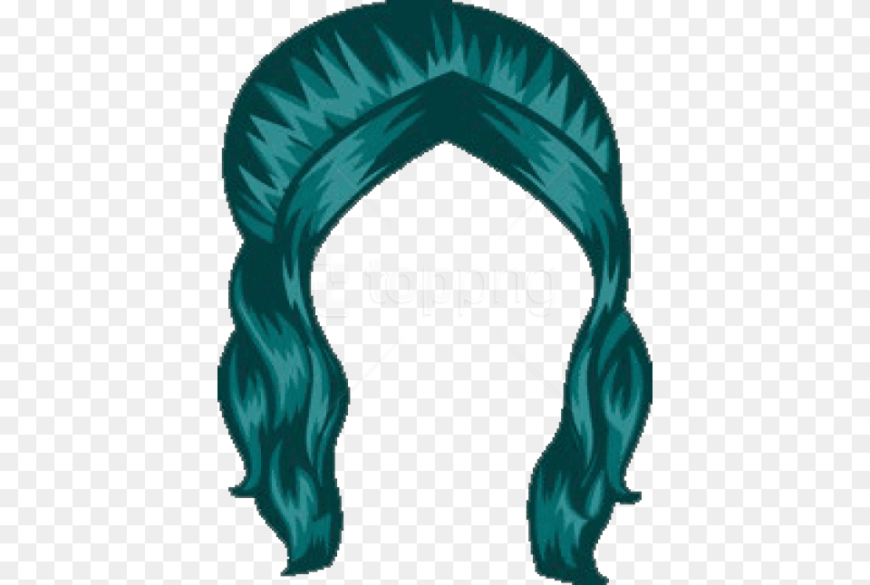 Rainforest Chunk Hairstyle Blue Lace Wig, Clothing, Hardhat, Helmet, Accessories Free Transparent Png