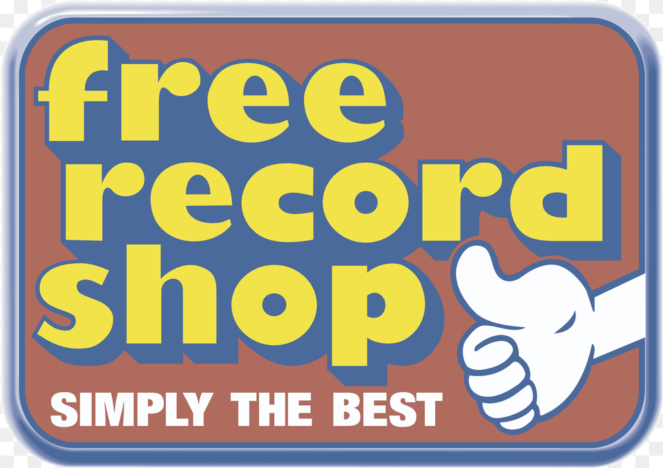 Record Shop Logo Body Part, Hand, Person, Finger Free Transparent Png