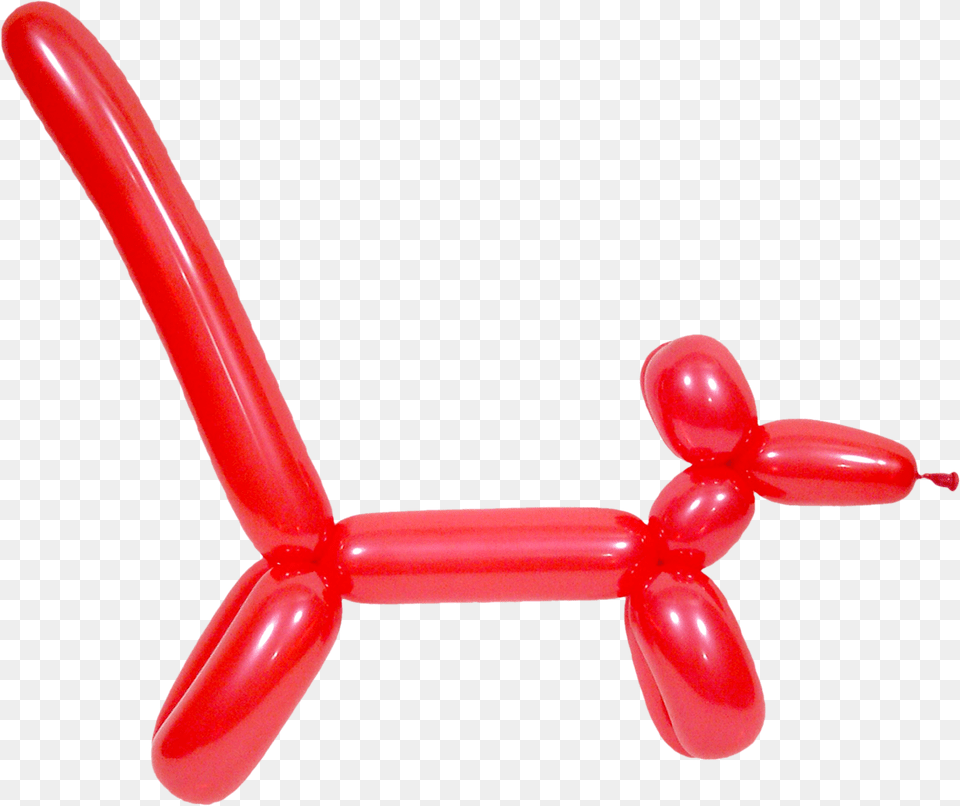 Red Balloon Animal Dog Balloon Animal No Background, Appliance, Ceiling Fan, Device, Electrical Device Free Png