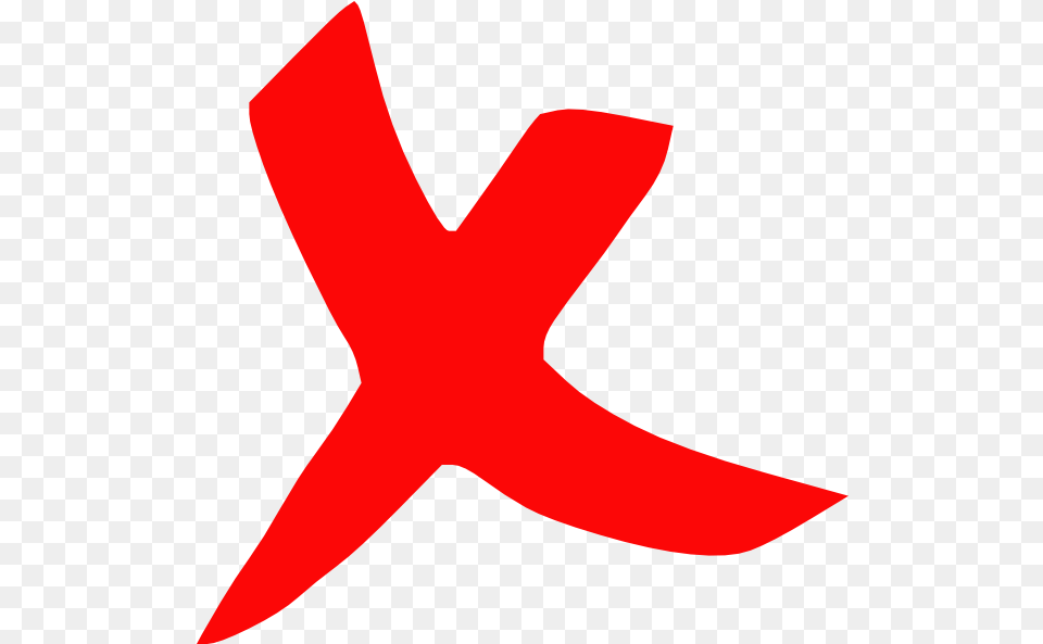 Red X Mark Background Red Cross, Symbol, Logo, Animal, Fish Free Transparent Png