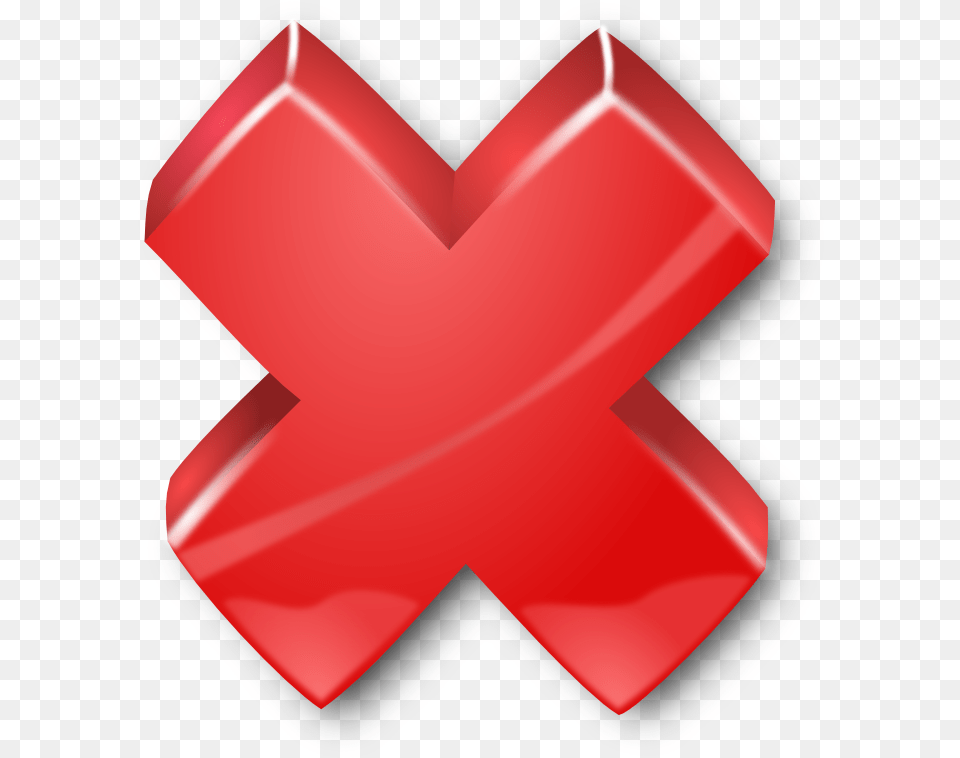 Free Red X Transparent Download Clip Art Red Cross Green Tick, First Aid, Logo, Red Cross, Symbol Png Image