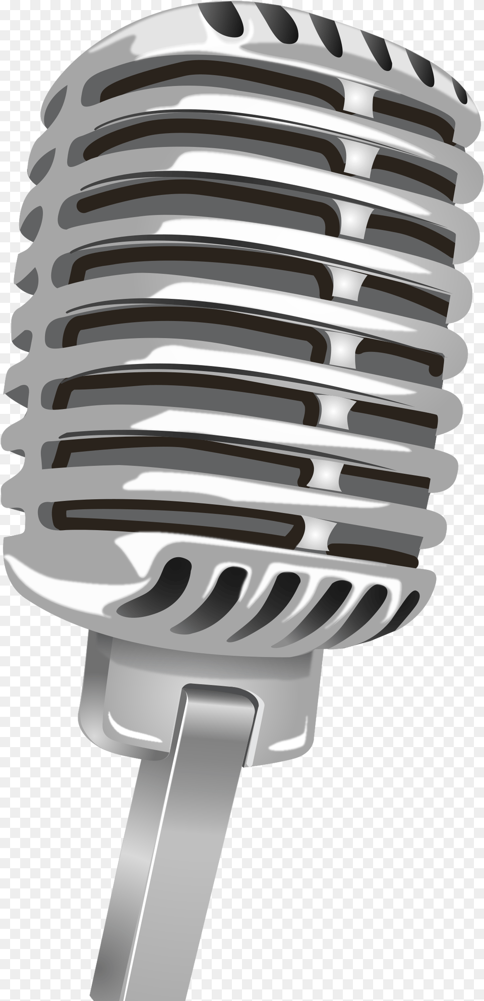 Free Retro Microphone With Transparent Background Retro Mic Vector, Electrical Device Png Image